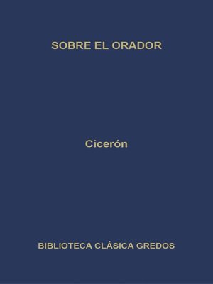 cover image of Sobre el orador